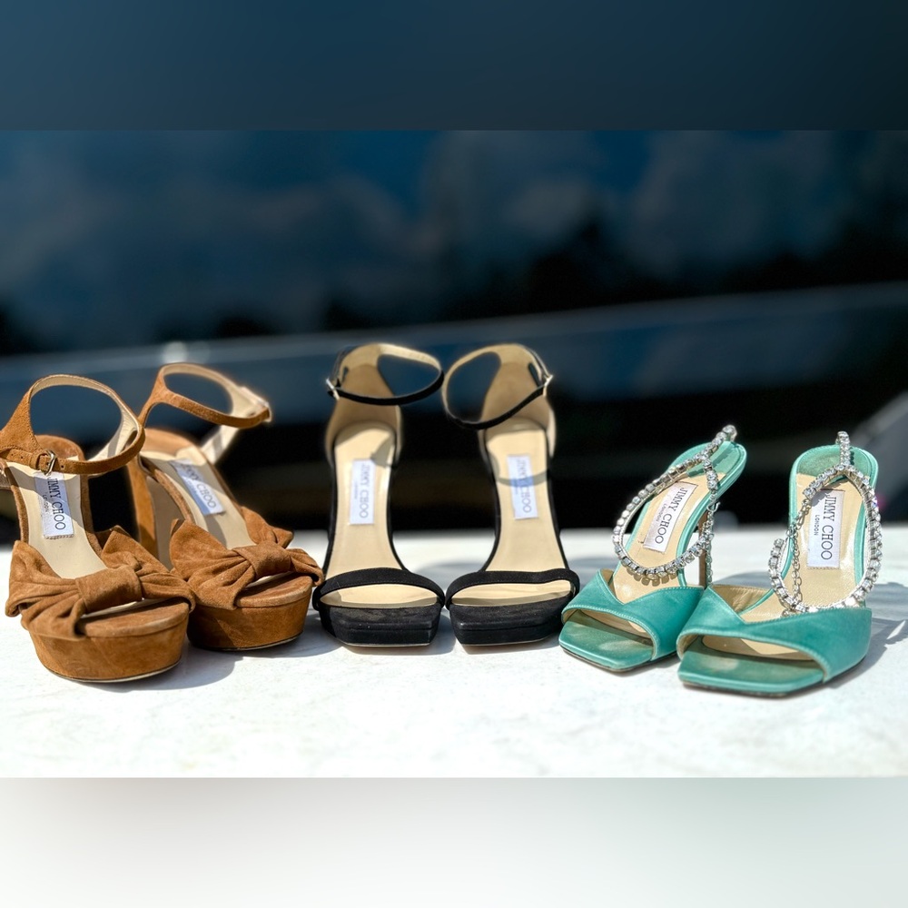 Jimmy Choo Saeda 100 Satin Sandals